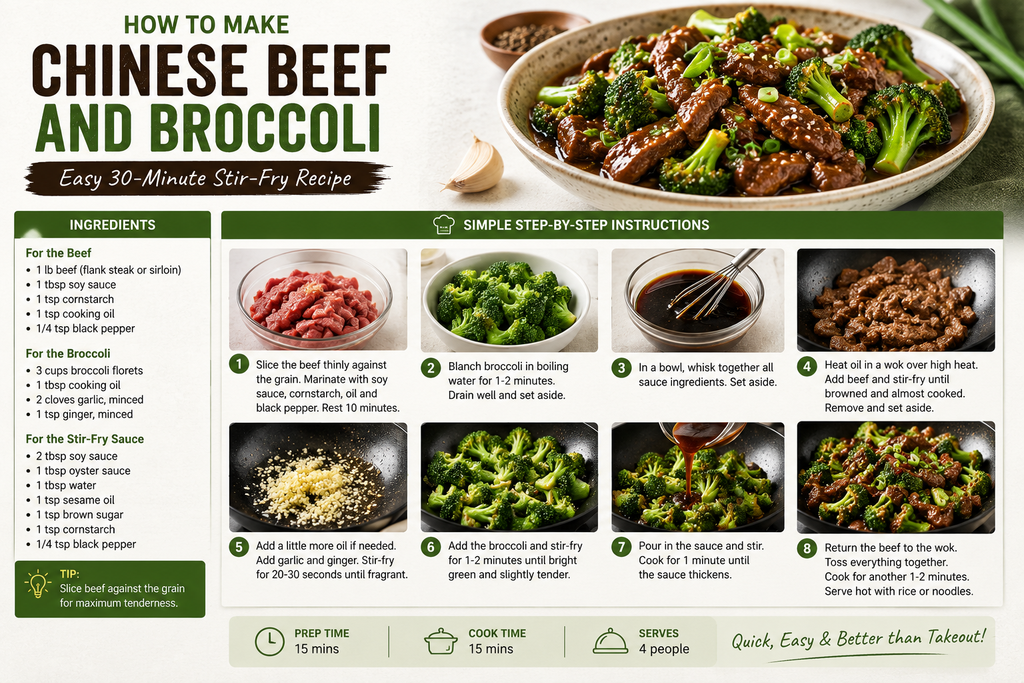 Chinese Beef and Broccoli Recipe