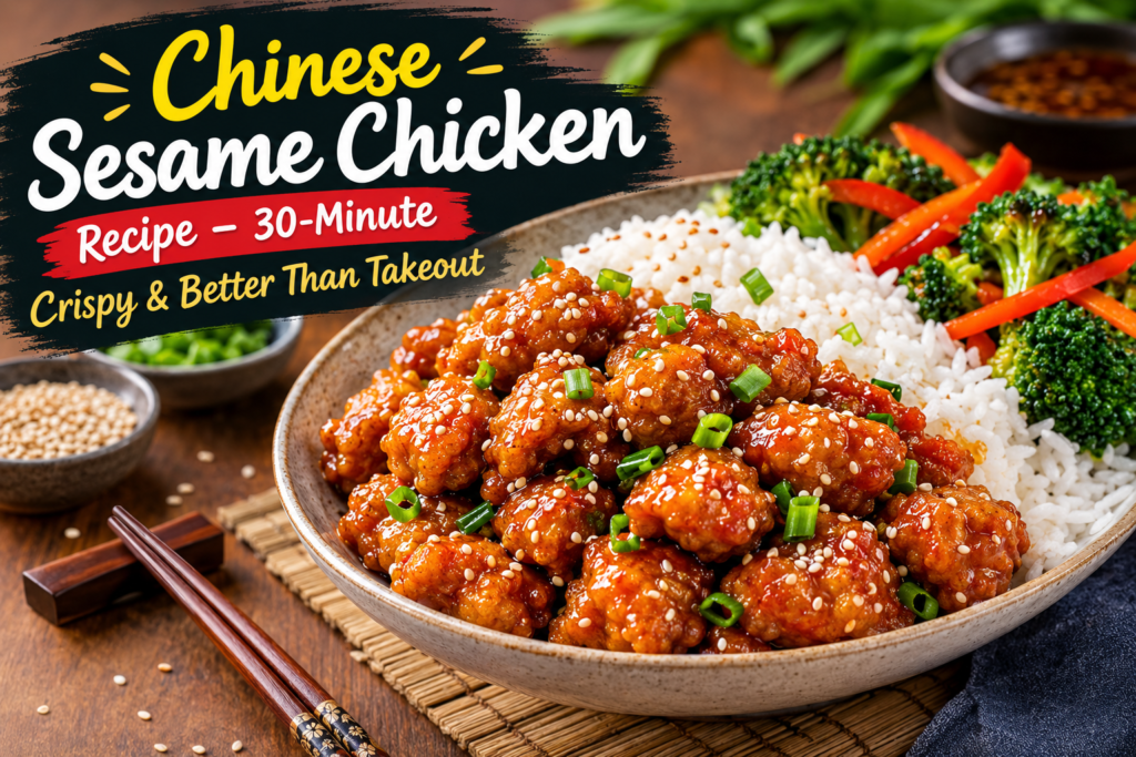 Chinese Sesame Chicken Recipe
