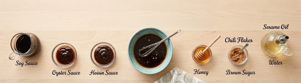 A beautiful collage of step-by-step photos illustrating how to make authentic Chinese chicken noodles, from preparing the fresh ingredients to serving a delicious, finished bowl.