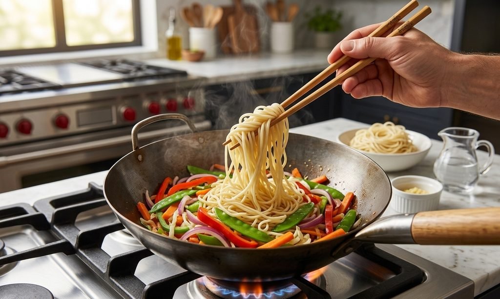 Authentic Chinese Beef Chow Mein Recipe: Steps from Wok Stir-Fry to Plate Presentation