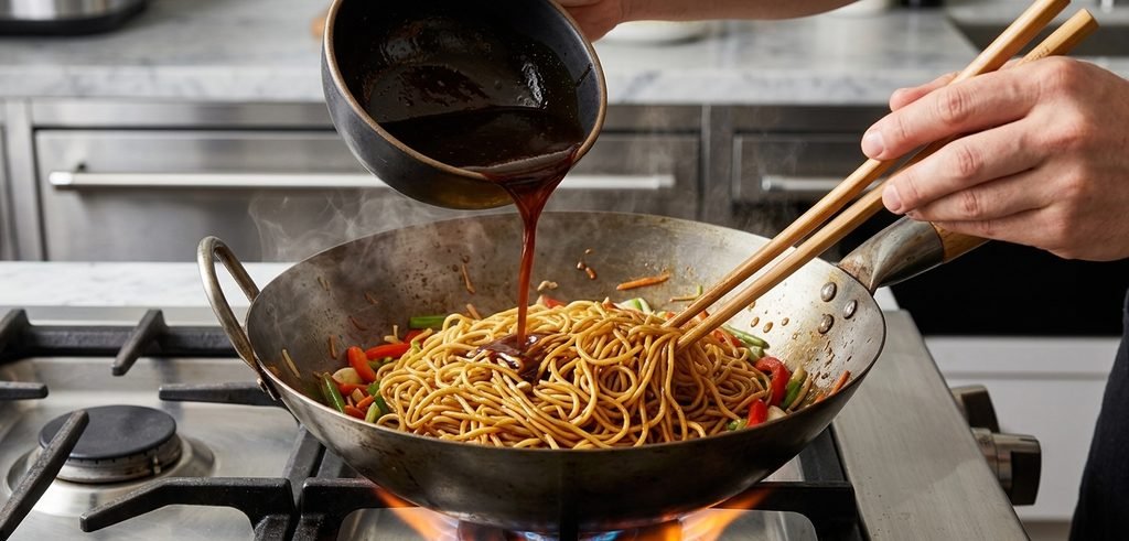 Authentic Chinese Beef Chow Mein Recipe: Steps from Wok Stir-Fry to Plate Presentation