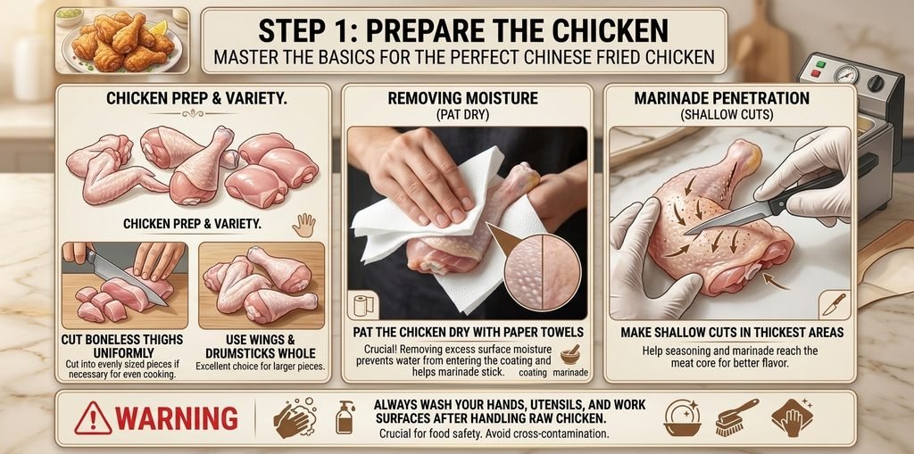Essential tips and common mistakes to avoid when preparing your crispy Chinese Fried Chicken Recipe.